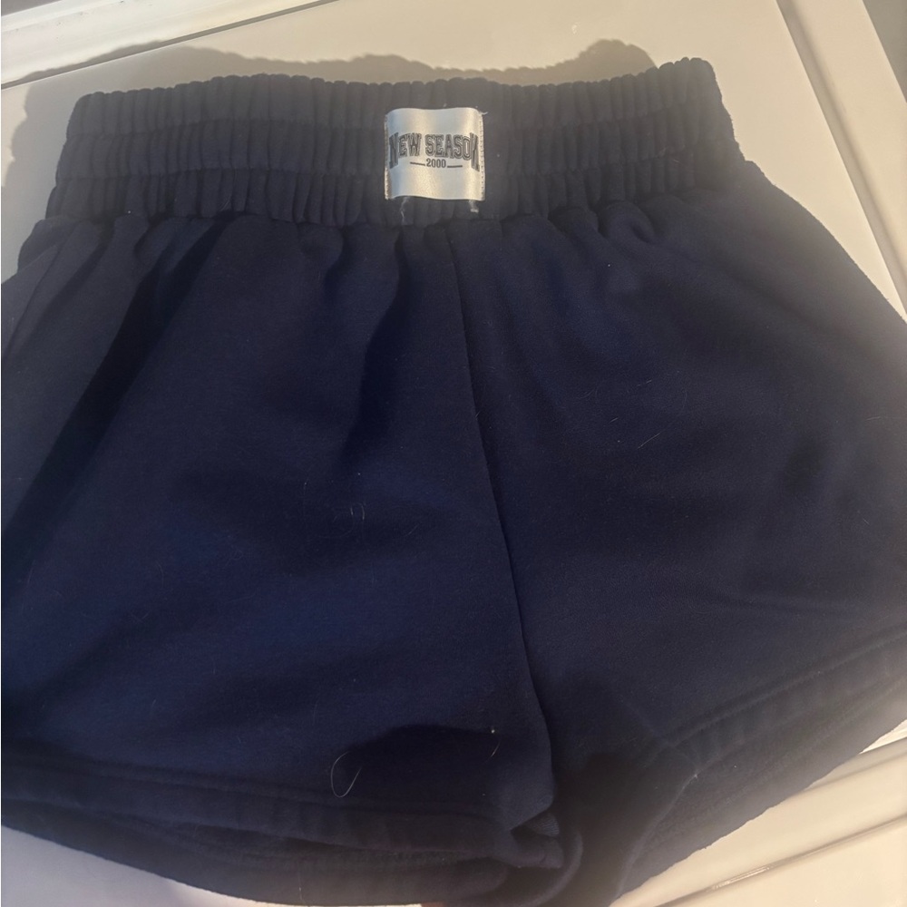 SHEIN Dark Blue Casual Shorts